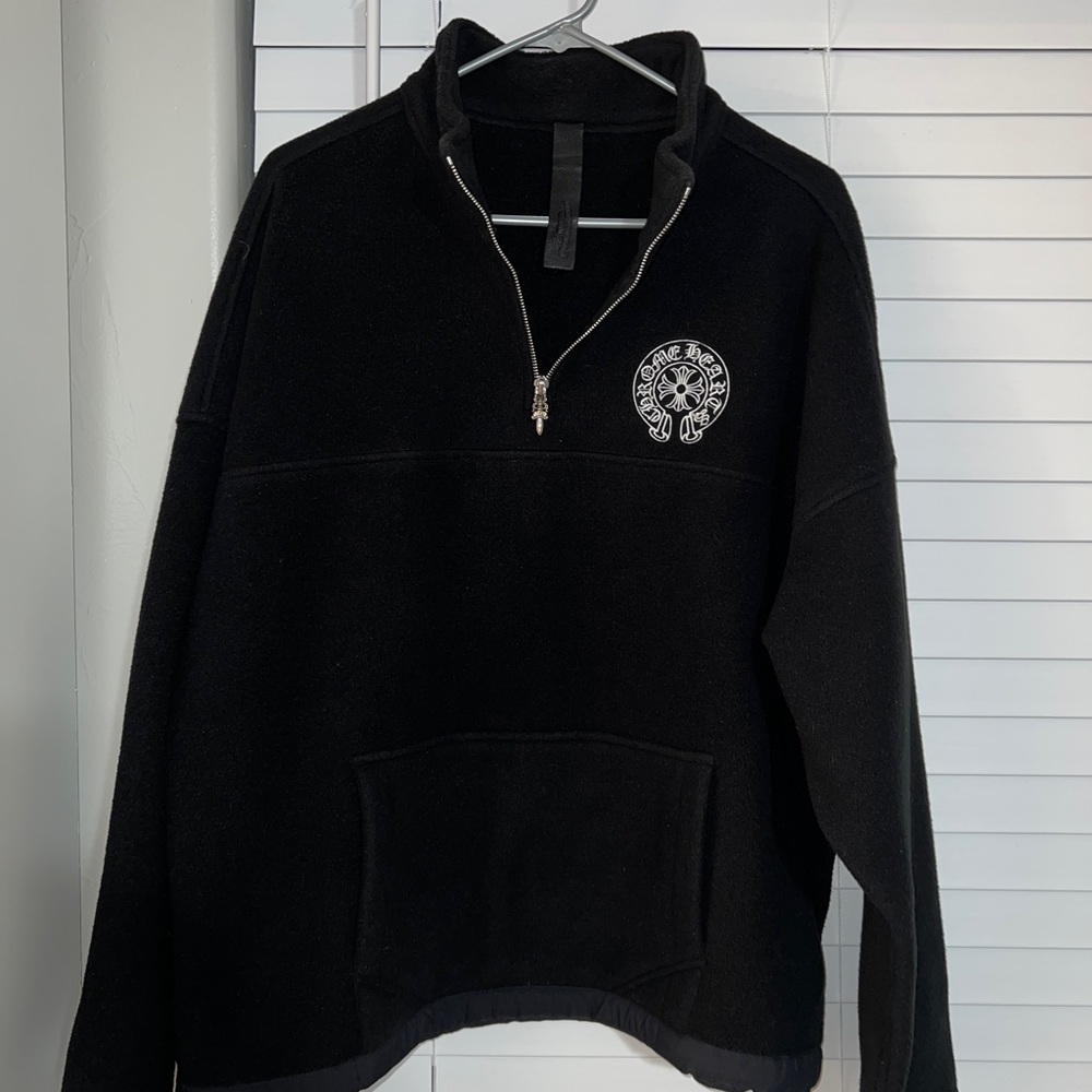 Chrome hearts quarter zip fleece